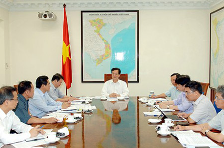 Thủ tướng Nguyễn Tấn Dũng làm việc với tỉnh Lào Cai